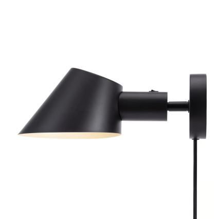 Nordlux - Настенный светильник STAY 1xE27/60W/230V черный