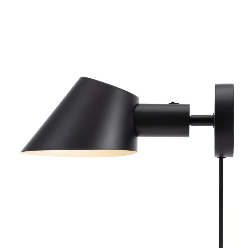 Nordlux - Настенный светильник STAY 1xE27/60W/230V черный