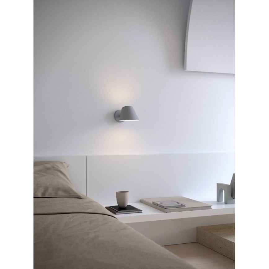 Nordlux - Настенный светильник STAY 1xE27/60W/230V серый