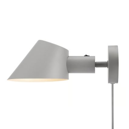 Nordlux - Настенный светильник STAY 1xE27/60W/230V серый
