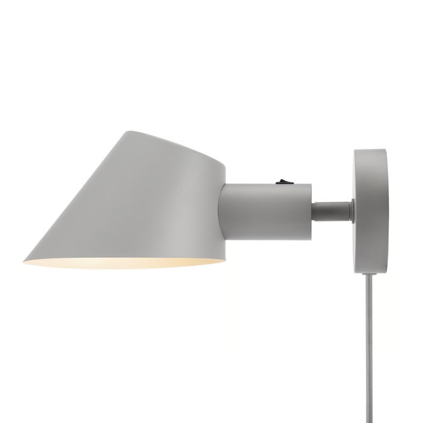 Nordlux - Настенный светильник STAY 1xE27/60W/230V серый