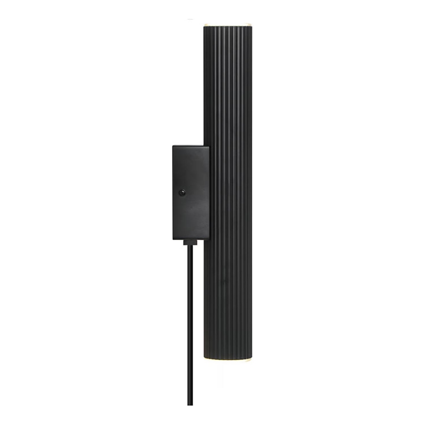 Nordlux - Настенный светильник VICO 2xGU10/5W/230V черный