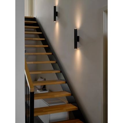 Nordlux - Настенный светильник VICO 2xGU10/5W/230V черный