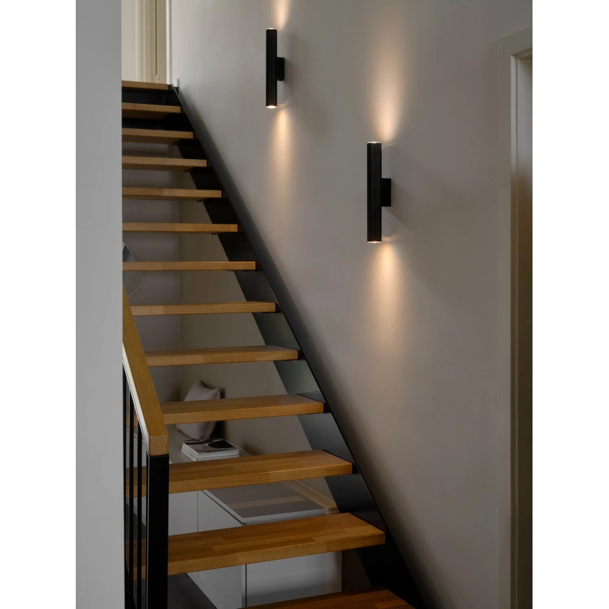 Nordlux - Настенный светильник VICO 2xGU10/5W/230V черный