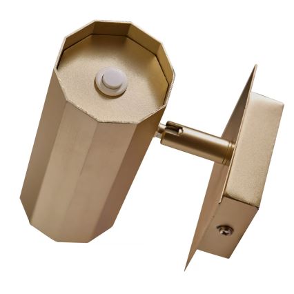 Nordlux - Настенный точечный светильник ALANIS 1xGU10/15W/230V золотистый