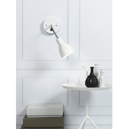 Nordlux - Настенный гибкий точечный светильник CYCLONE 1xE14/15W/230V белый