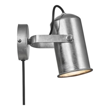 Nordlux - Настенный точечный светильник PORTER 1xE27/60W/230V матовый хром