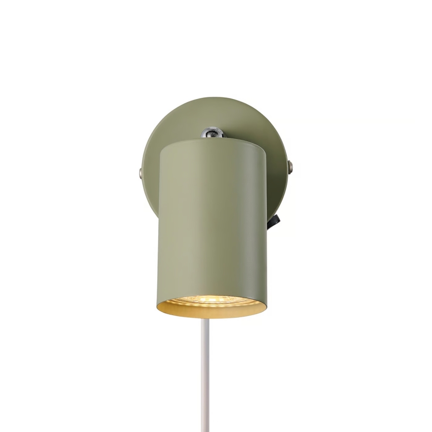 Nordlux - Настенный точечный светильник EXPLORE 1xGU10/7W/230V зеленый