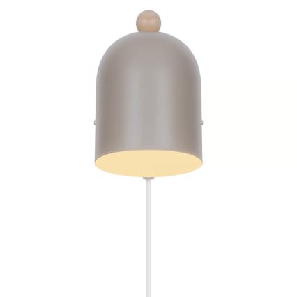 Nordlux - Настенный точечный светильник GASTON 1xE27/15W/230V бежевый