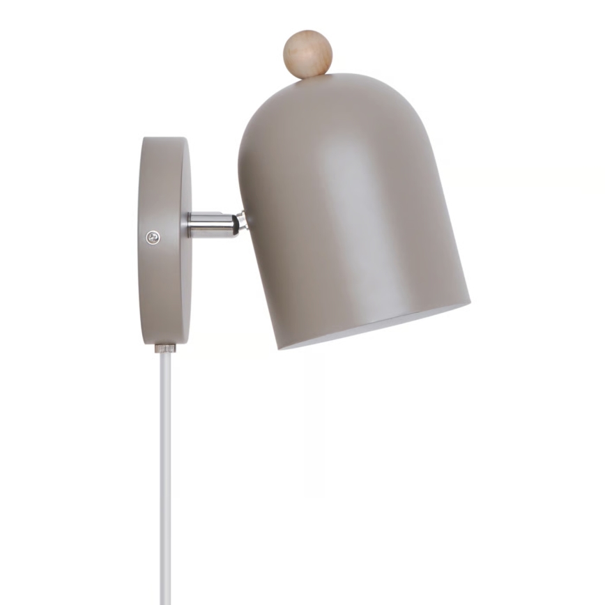 Nordlux - Настенный точечный светильник GASTON 1xE27/15W/230V бежевый
