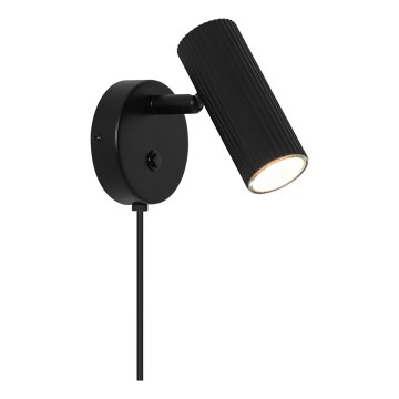Nordlux - Настенный точечный светильник VICO 1xGU10/5W/230V черный