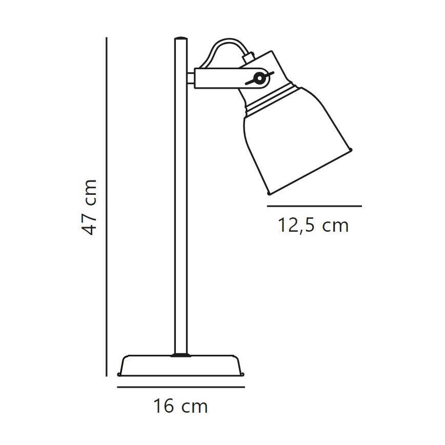 Nordlux - Настільна лампа ADRIAN 1xE27/25W/230V
