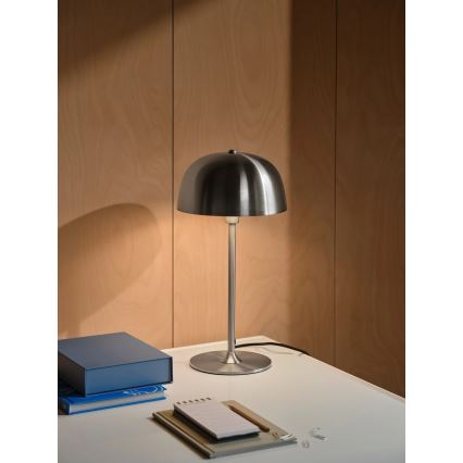 Nordlux - Настільна лампа CERA 1xE14/40W/230V матовий хром