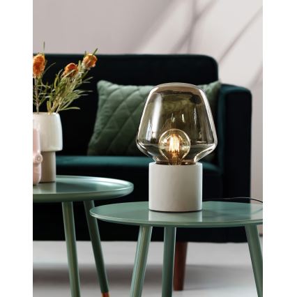 Nordlux - Настільна лампа CHRISTINA 1xE27/25W/230V бетон/чорний
