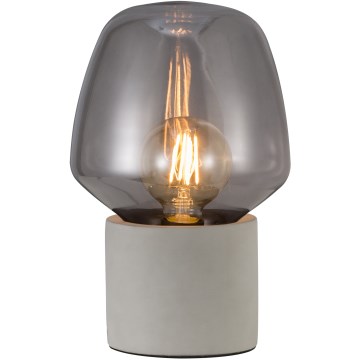 Nordlux - Настільна лампа CHRISTINA 1xE27/25W/230V бетон/чорний