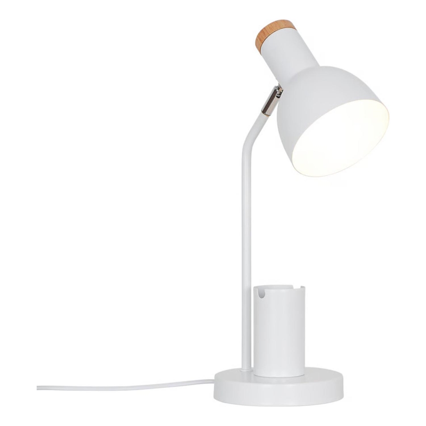 Nordlux - настільна лампа DEVONE 1xE27/15W/230V біла