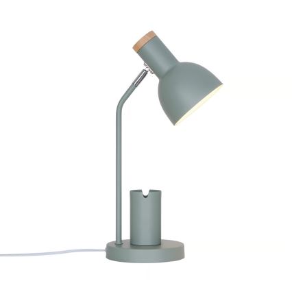 Nordlux - Настільна лампа DEVONE 1xE27/15W/230V зелена
