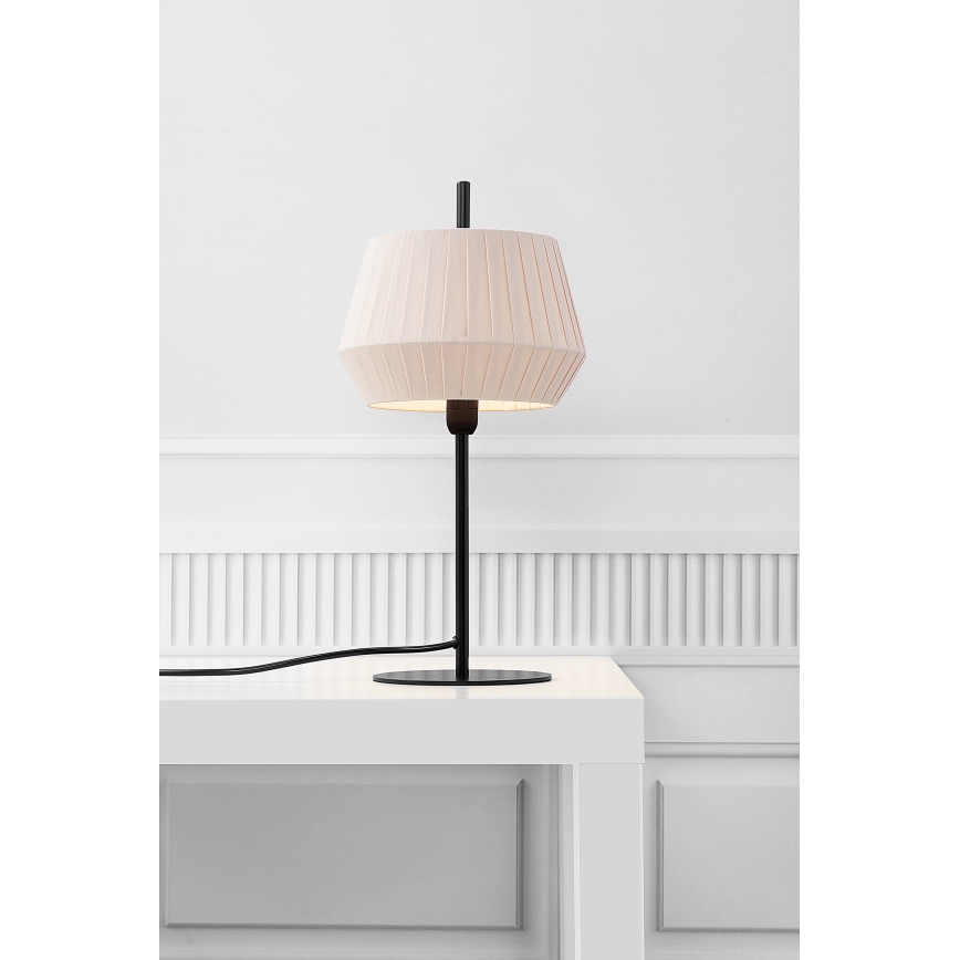 Nordlux - Настільна лампа DICTE 1xE14/40W/230V бежевий/чорний