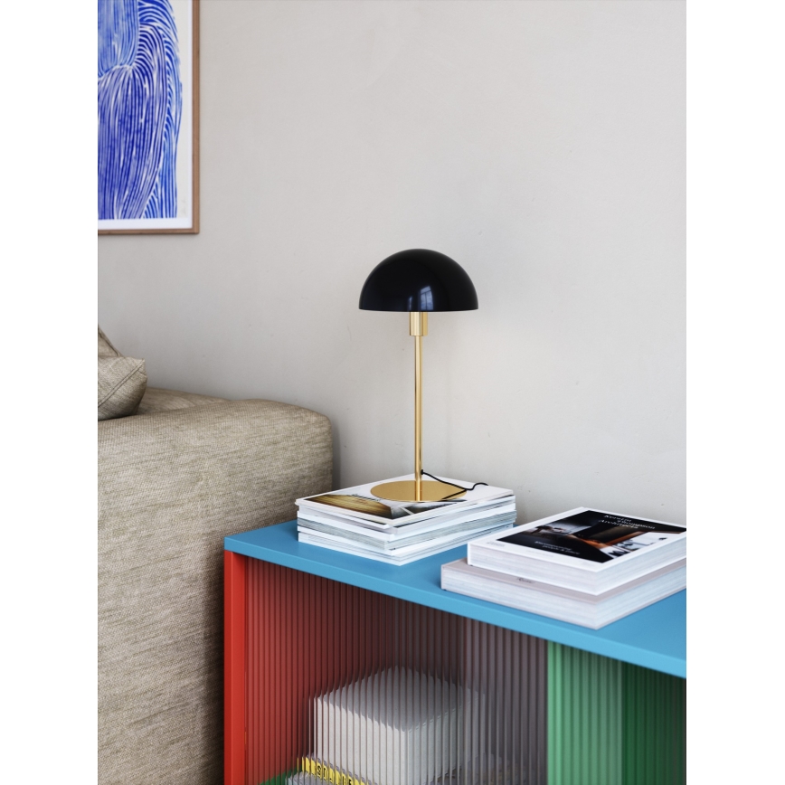 Nordlux - Настільна лампа ELLEN 1xE14/40W/230V золотий/чорний