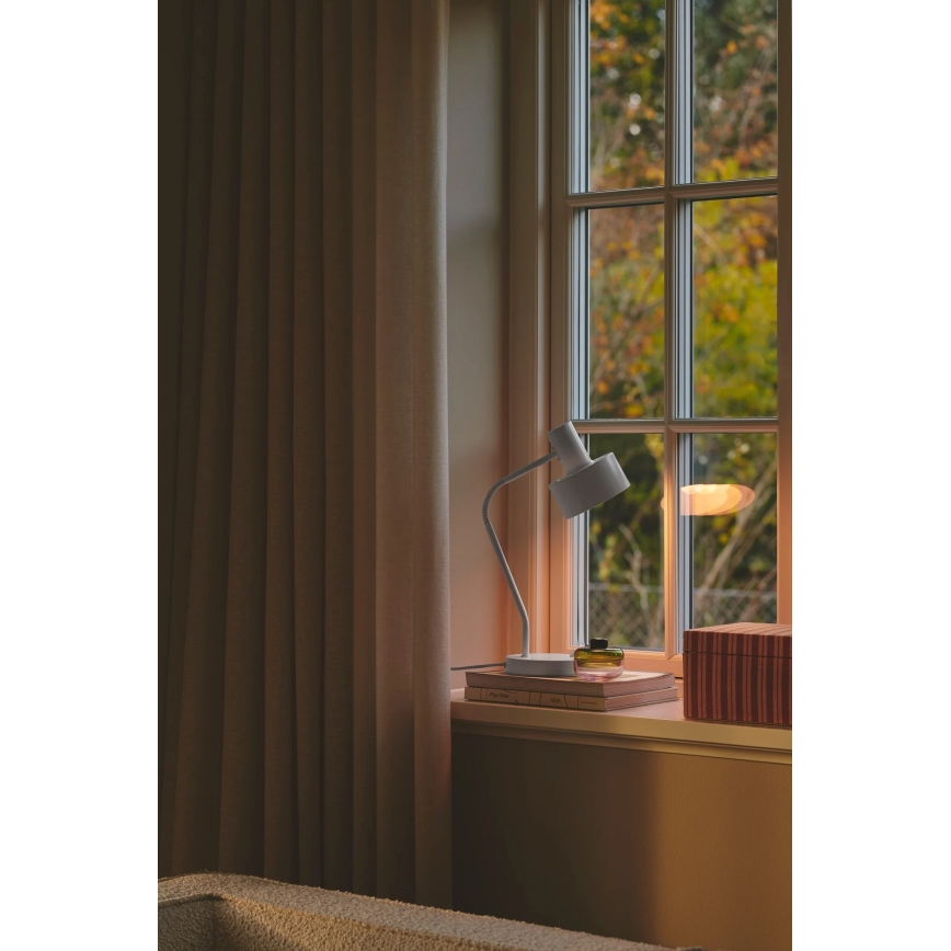 Nordlux - настільна лампа MATIS 1xE27/15W/230V, біла