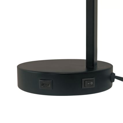 Nordlux - Настільна лампа WILMER 1xE14/40W/230V чорна