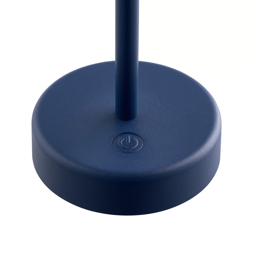 Nordlux - LED з регулюванням яскравості акумуляторна сенсорна настільна лампа для зовнішнього використання ELLEN LED/2,8W/3,7V IP44 синя