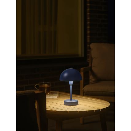 Nordlux - LED з регулюванням яскравості акумуляторна сенсорна настільна лампа для зовнішнього використання ELLEN LED/2,8W/3,7V IP44 синя