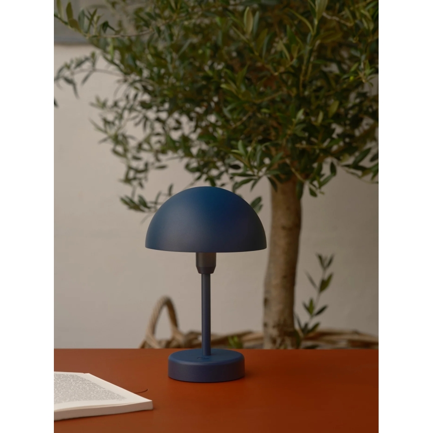 Nordlux - LED з регулюванням яскравості акумуляторна сенсорна настільна лампа для зовнішнього використання ELLEN LED/2,8W/3,7V IP44 синя