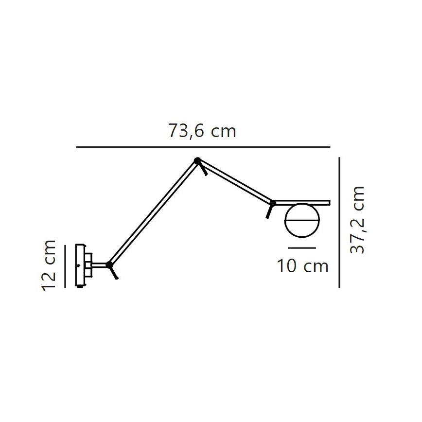 Nordlux - Настінна лампа CONTINA 1xG9/5W/230V латунь