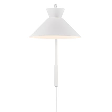 Nordlux - Настінна лампа DIAL 1xE27/40W/230V білий