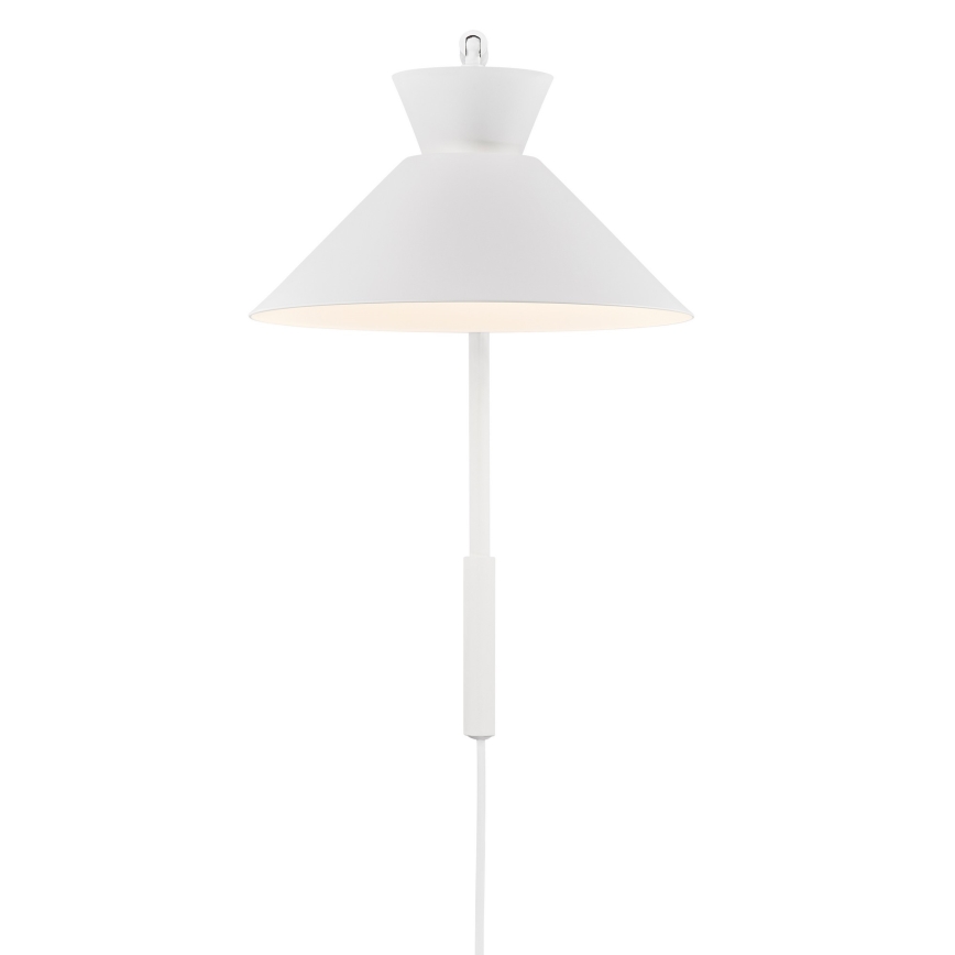 Nordlux - Настінна лампа DIAL 1xE27/40W/230V білий