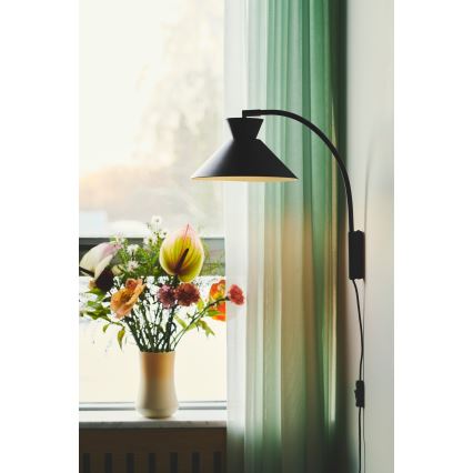 Nordlux - Настінна лампа DIAL 1xE27/40W/230V чорний