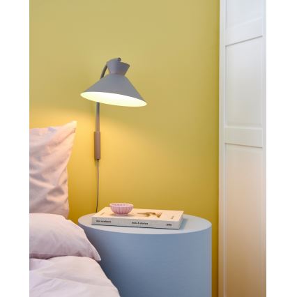 Nordlux - Настінна лампа DIAL 1xE27/40W/230V сірий