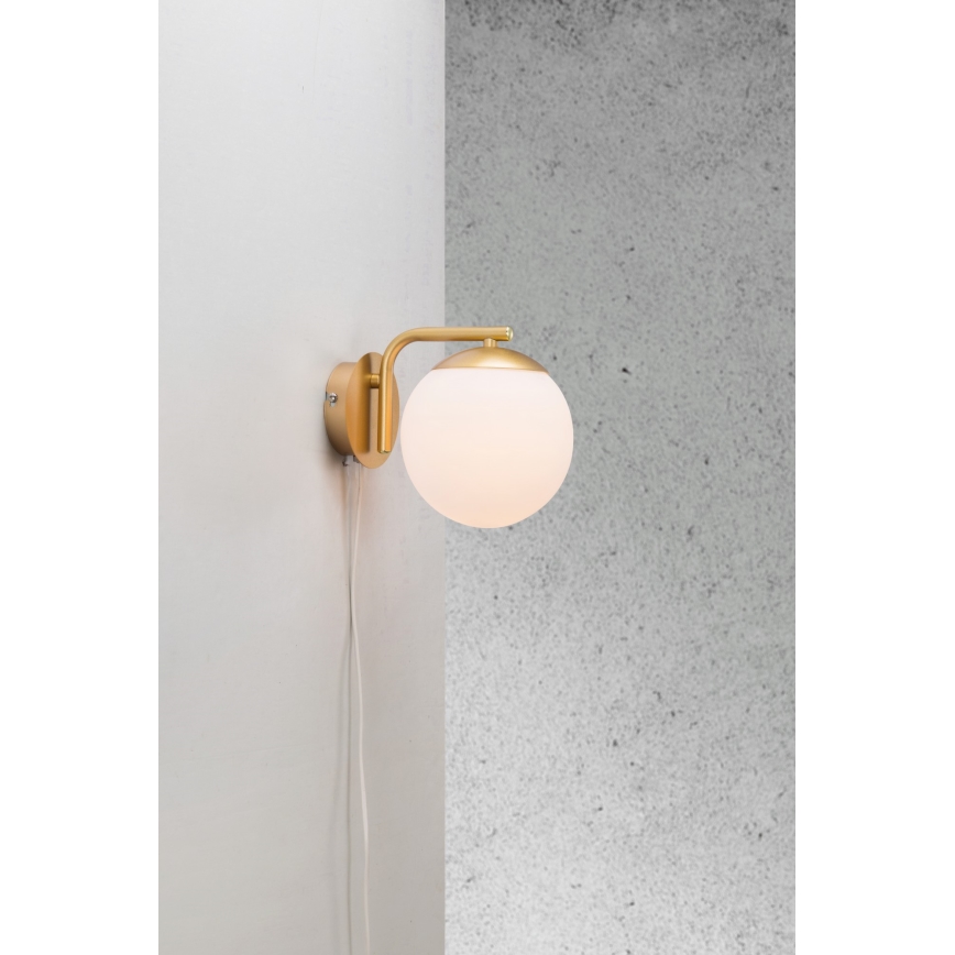 Nordlux - Настінна лампа GRANT 1xE14/40W/230V золотий