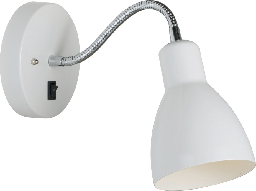 Nordlux - Настінний гнучкий точковий світильник CYCLONE 1xE14/15W/230V білий