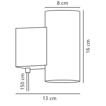 Nordlux - Настінний LED світильник з регулюванням яскравості MONA LED/10W/230V CRI 90