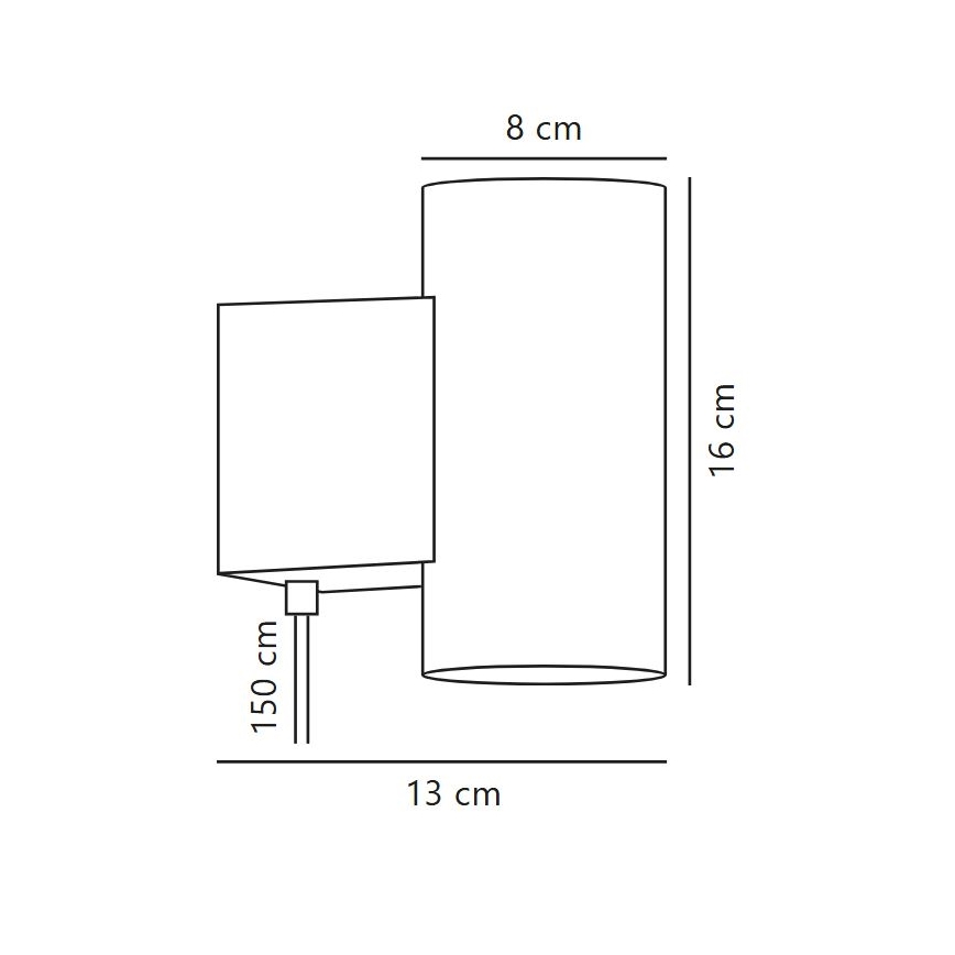 Nordlux - Настінний LED світильник з регулюванням яскравості MONA LED/10W/230V CRI 90