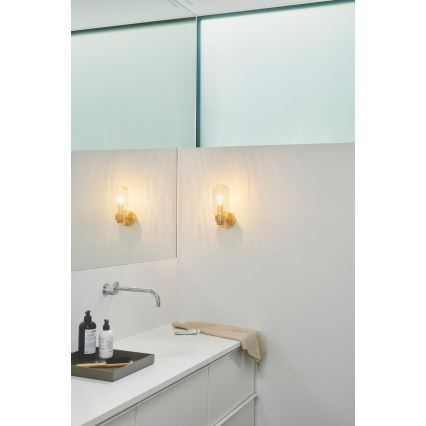 Nordlux - Настінний світильник для ванної кімнати TUTAN 1xE14/25W/230V IP44 латунь