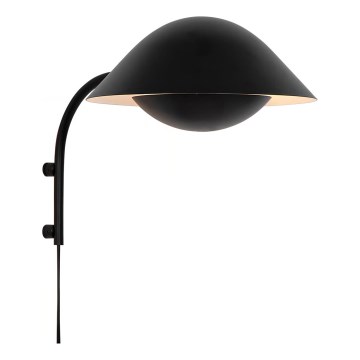 Nordlux - Настінний світильник FREYA 1xE14/40W/230V чорний