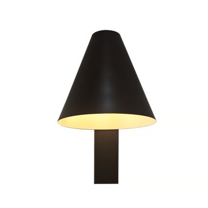 Nordlux - Настінний світильник із USB WILMER 1xE14/40W/230V чорний