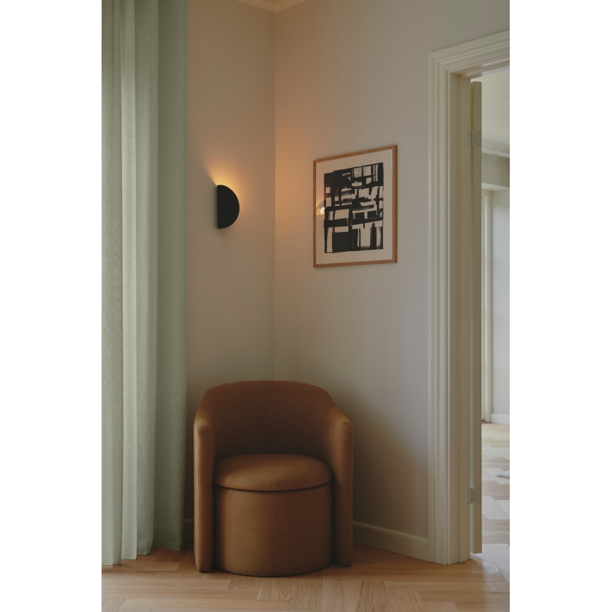 Nordlux - Настінний світильник MODEL 1xE14/25W/230V чорний