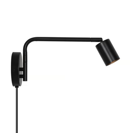 Nordlux - Настінний точковий світильник EXPLORE 1xGU10/5W/230V чорний