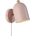 Nordlux - Настінний точковий світильник GASTON 1xE27/15W/230V рожевий