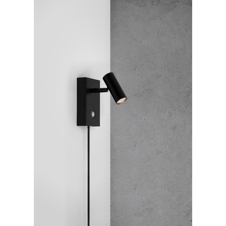 Nordlux - Настінний точковий LED світильник з регулюванням яскравості OMARI LED/3,2W/230V чорний