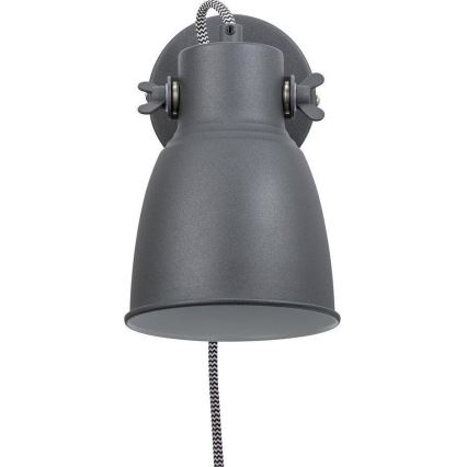 Nordlux - Настінний точковий світильник ADRIAN 1xE27/25W/230V антрацит