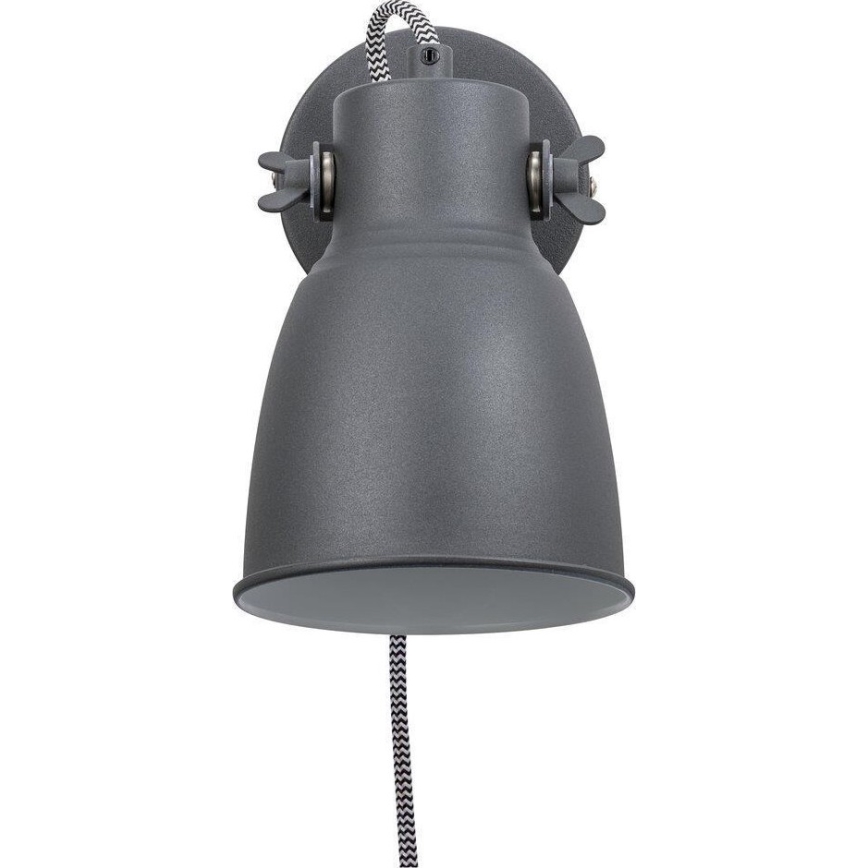 Nordlux - Настінний точковий світильник ADRIAN 1xE27/25W/230V антрацит