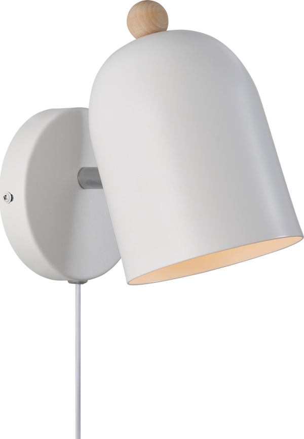 Nordlux - Настінний точковий світильник GASTON 1xE27/15W/230V білий