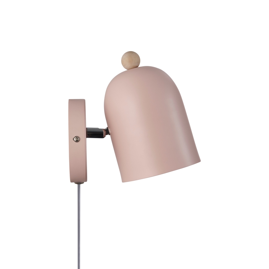 Nordlux - Настінний точковий світильник GASTON 1xE27/15W/230V рожевий