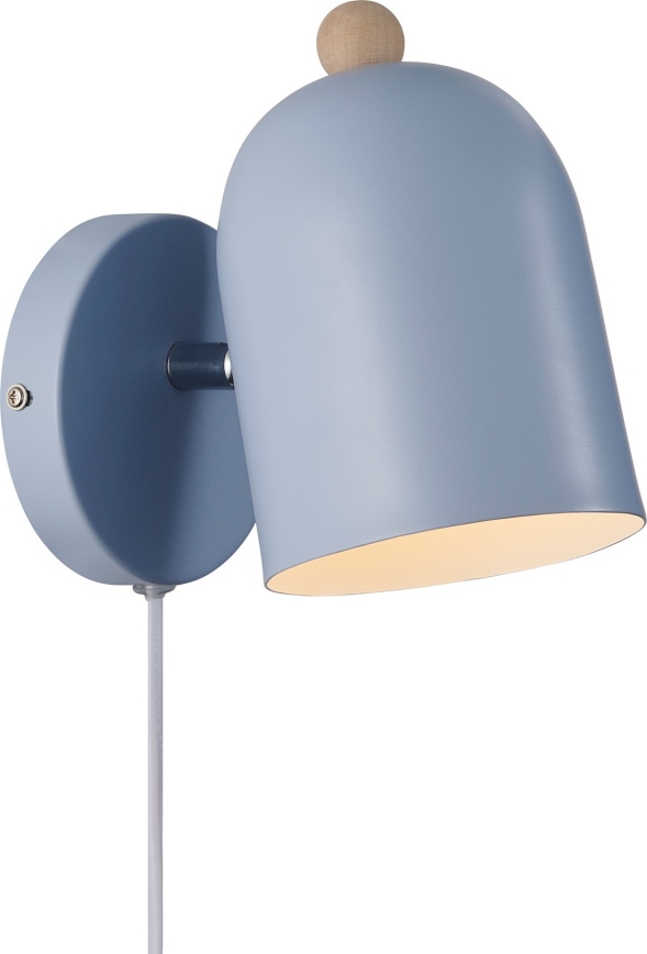 Nordlux - Настінний точковий світильник GASTON 1xE27/15W/230V синій