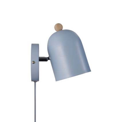 Nordlux - Настінний точковий світильник GASTON 1xE27/15W/230V синій